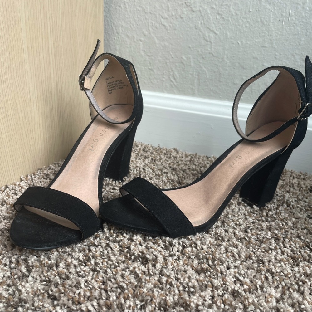 Madden Girl Ankle Strap Block Heel